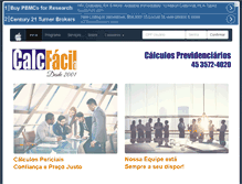 Tablet Screenshot of calcfacil.com.br